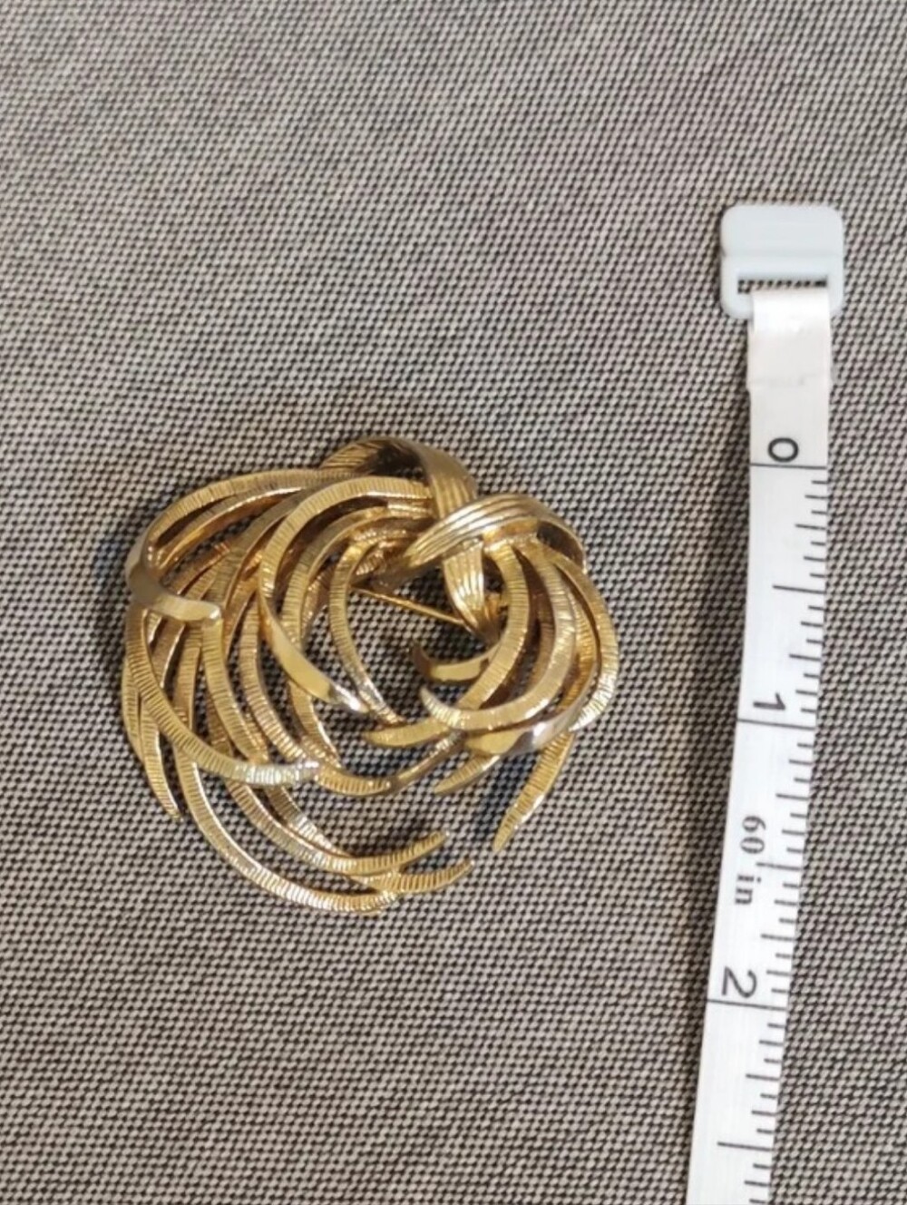 Gold Toned Vintage Brooch